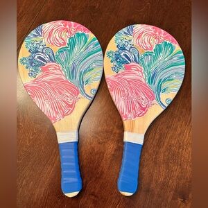 Lilly Pulitzer Paddle Ball Set
